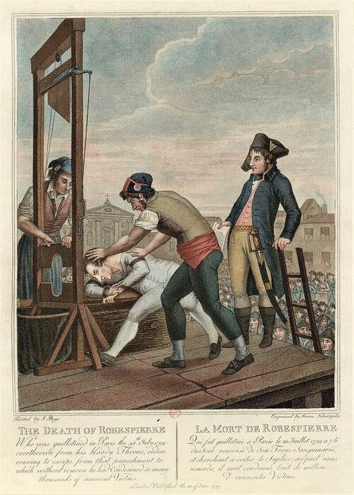 The death of Robespierre
