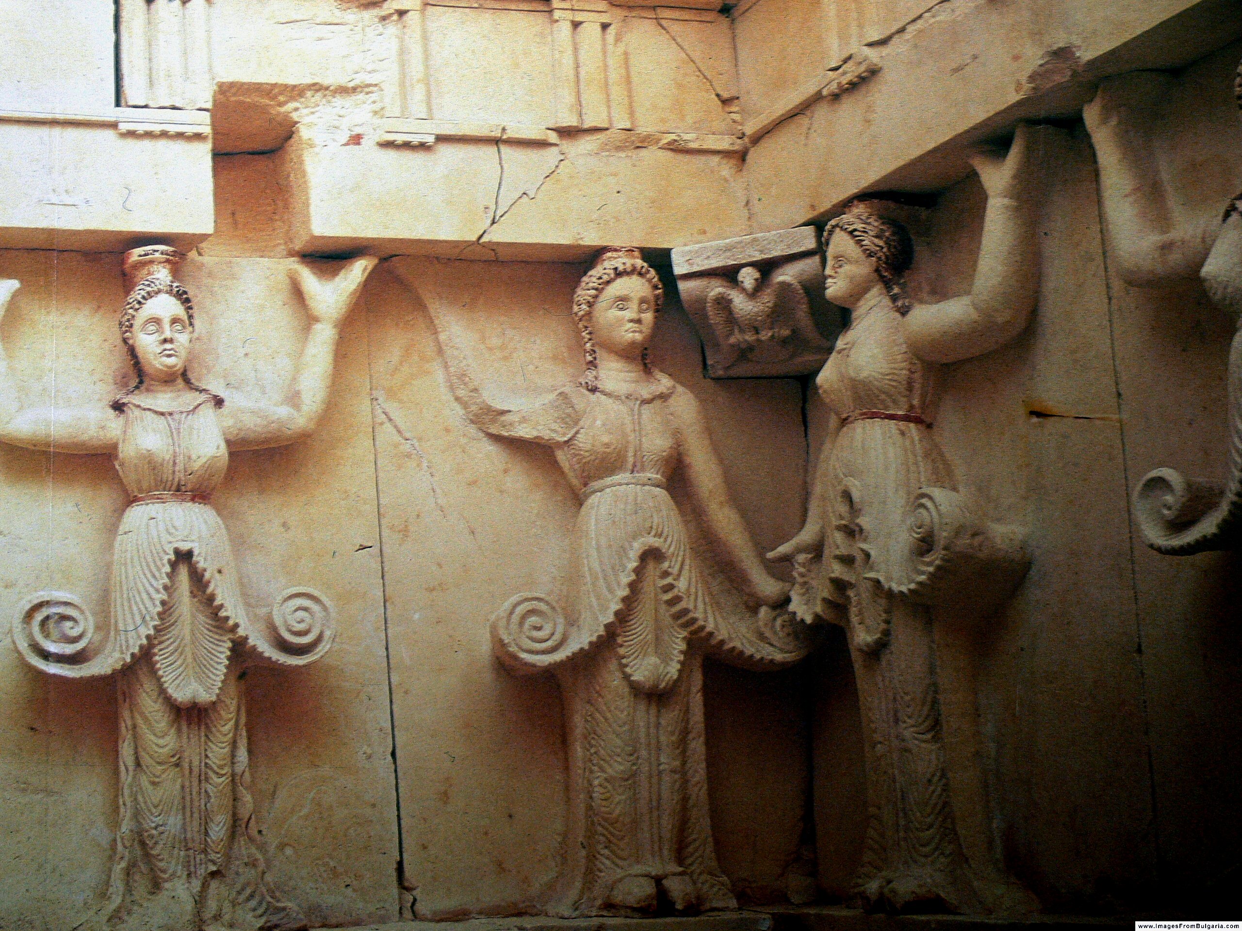 Thracian caryatids